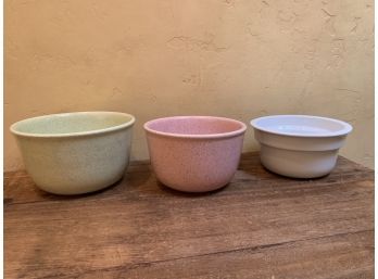 Vintage 'Bauer' Bowls And Williams Sonoma Ceramic Bowl