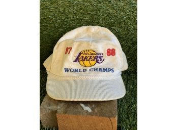 Vintage 87  & 88 Lakers Cap
