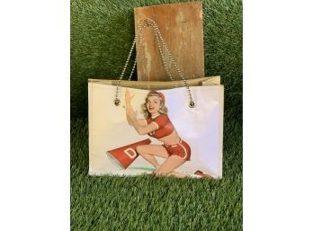 Vintage Retro Girls Up-cycled Purse