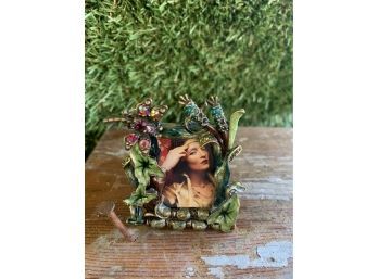 Jay Strongwater Swarosvski Miniature Picture Frame