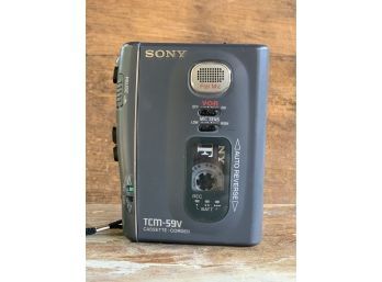 Vintage 'SONY' TCM-59V Cassette-Corder Player