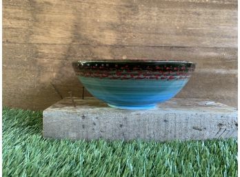 Mexican Hand Painted Decorative Serving Bowl