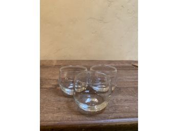 Vintage Roly Poly Cocktail Glasses S/3