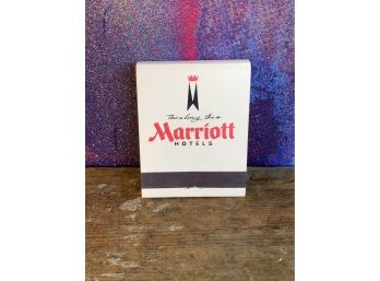 Vintage Marriott Hotels Matchbook