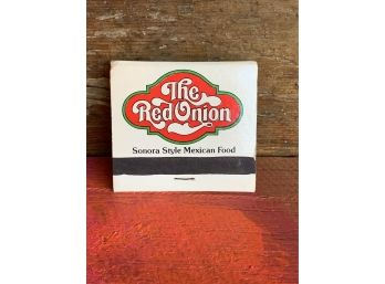 Vintage The Red Onion Matchbook - Newport Beach