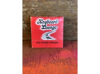 Vintage Keyboard Lounge Lass Vegas Matchbook