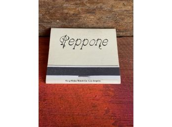 Vintage Peppone Matchbook