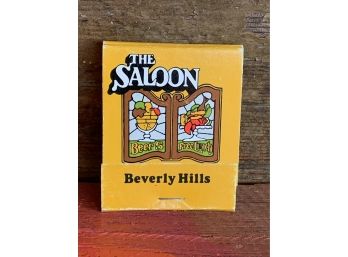 Vintage The Saloon' Matchbook - Santa Monica, CA