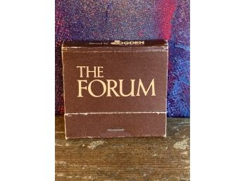 Vintage The Forum Matchbook