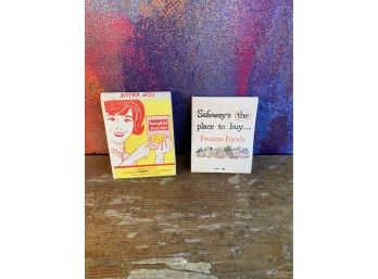 Vintage Safeway And Top Value Grocery Store Matchbooks
