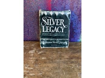 Vintage Silver Legacy Matchbook