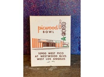 Vintage Jola Bowl Matchbook - Los Angeles