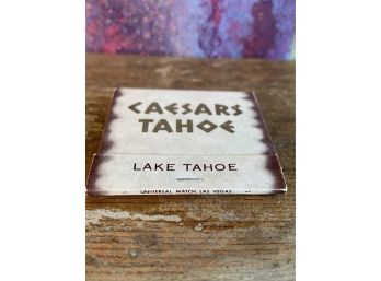 Vintage Caesars Tahoe Vintage Matchbook