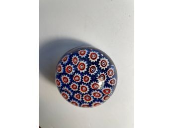 Vintage Small Millefiori Paperweight
