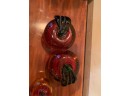Vintage Art Glass Lot  Includes Murano Glass Bubble Bookends