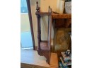 Antique Mirrored Wooden Wall Shelf