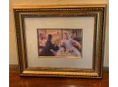 Vintage Framed Art Print  The Rovers Lunch
