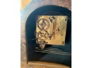Vintage 'HALLER AG. Art Deco Chiming Mantle Clock With Mixed Woods,