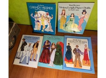 Vintage Lot Of Paper-doll  Books