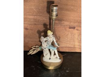 Vintage Leviton Porcelain Figurine Lamp
