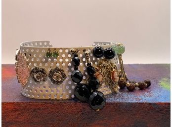 Vintage Earrings On A Bracelet