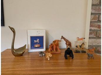 Vintage Lot Of Animal Figurines