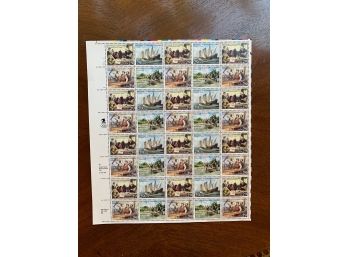 USPS 1991 First Voyage Christopher Columbus Stamp Sheet Set