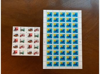 USPS Antique Cars And II Makeup Stamp Sheet Sets