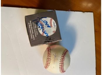 Corey Patterson Autographed Baseball