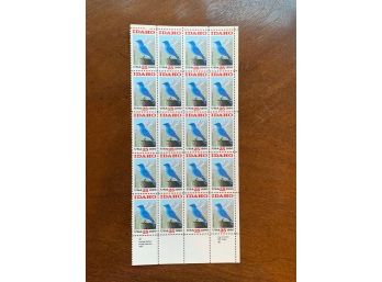 USPS 1990 Idaho 25 Cent Stamp Sheet Set