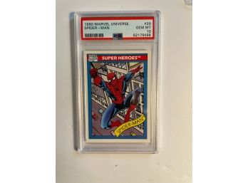 1990 Marvel Universe #29 Spider-Man PSA 10