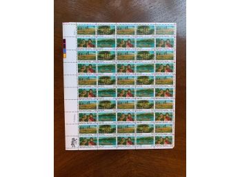 USPS 1985 Big Brothers/Big Sisters/ Camp Fire Boy Scouts YMCA Stamp Sheet Set