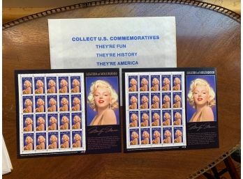 USPS 1995 Marilyn Monroe Stamp Sheet Sets