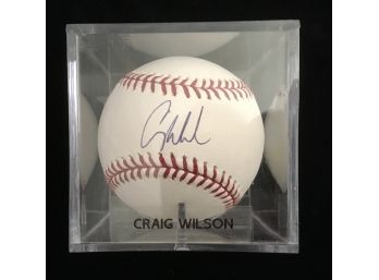 Craig Wilson Autographed Baseball