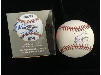 Jacque Jones Autographed Baseball