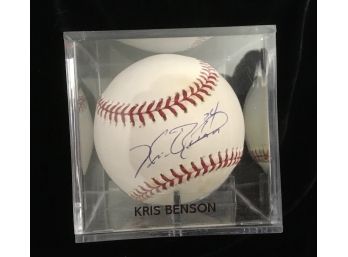 Kris Benson Autographed Baseball