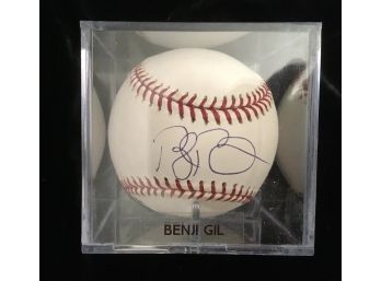 Benji Gil Autographed Baseball