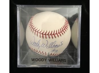 Woody Williams Autographed Baseball