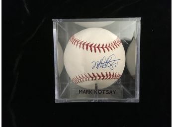 Mark Kotsay Autographed Baseball