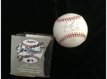 Shannon Stewart Autographed Baseball