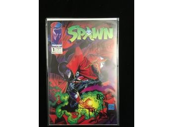 Autographed Spawn 1 By Todd McFarlane