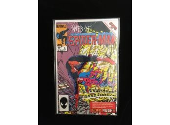 Marvel Comic Book - Web Of Spider-Man Sept 6 1985