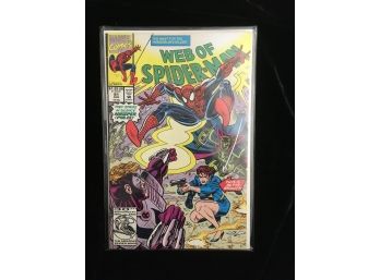 Marvel Comic Book - Web Of Spider-Man  1992 Aug 91