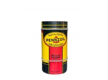 Vintage Pennzoil Advertisement 16 Gallon Oil Can Or Grease Drum Barrel