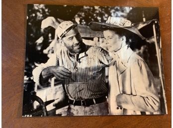 Vintage B&W Humphrey Bogart, Katharine Hepburn 'The African Queen' #117 Movie Still Photo Card