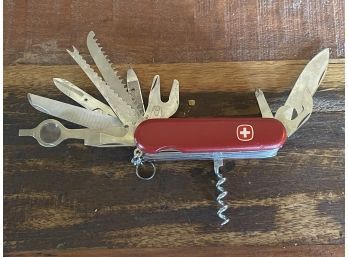 Vintage 12-Tool Swiss Army Pocket Knife
