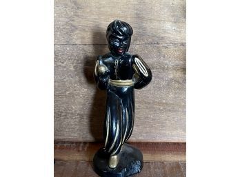 Vintage ABCO No. 265 Black Painted Plastercast 'Jugglers' Statue Figurine