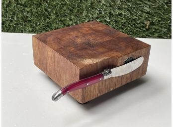 Vintage Wooden Cheese Cutting Board