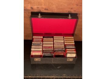Vintage Assorted 8-Tracks W/ Storage Case