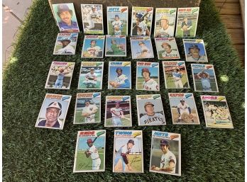 1977 Topps Chewing Gum Baseball Trading Cards